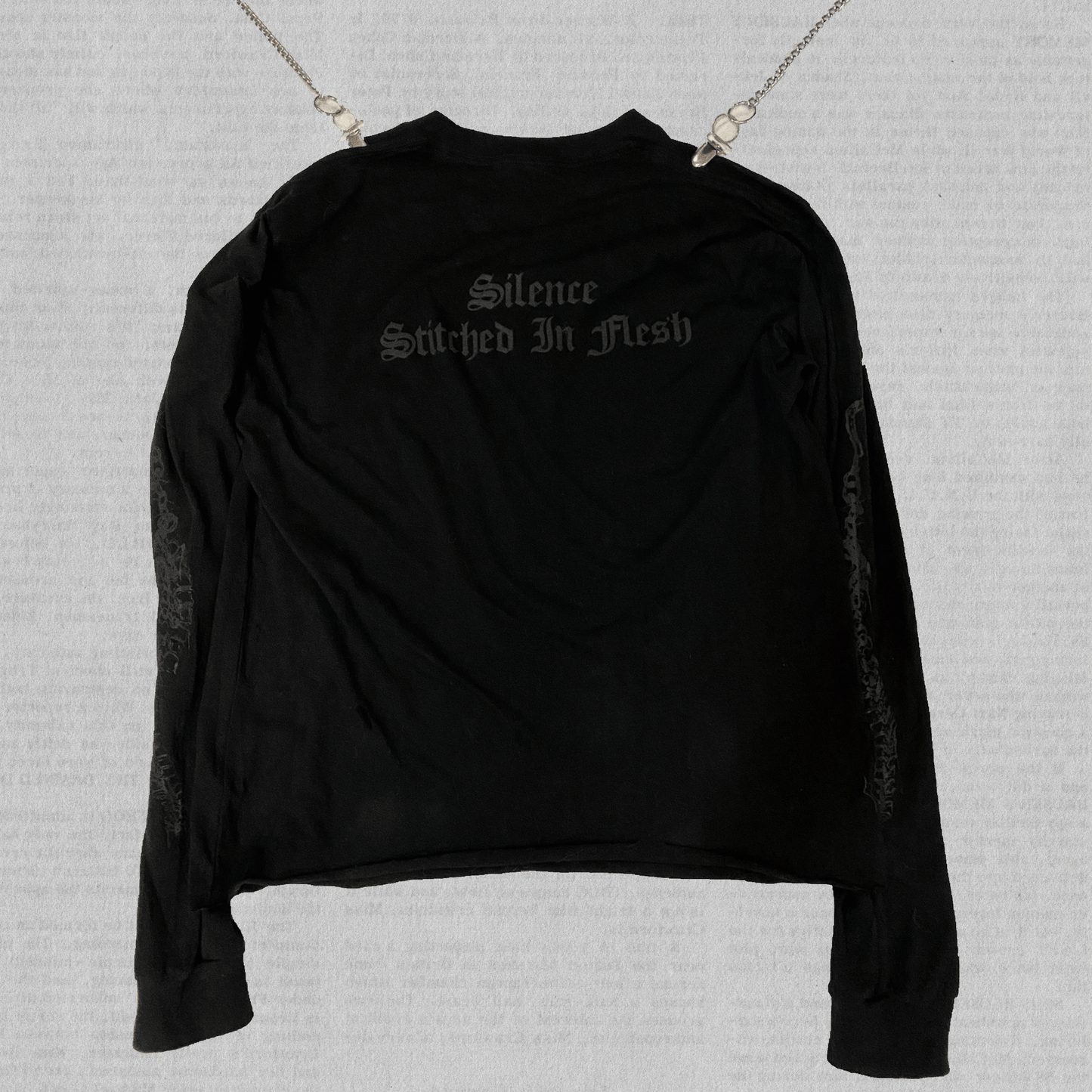 Silence Stitched In Flesh Longsleeve